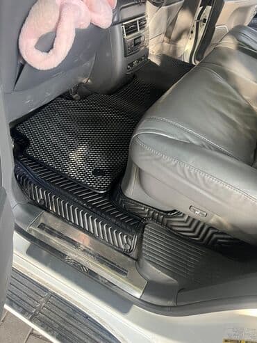 e46: 5D Экокожа Полики Для багажника Kia, цвет - Черный, Новый, Самовывоз, Бесплатная доставка — 2