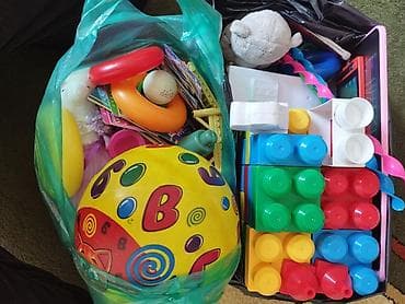 Набор детских игрушек и развивашек - Крупные разноцветные