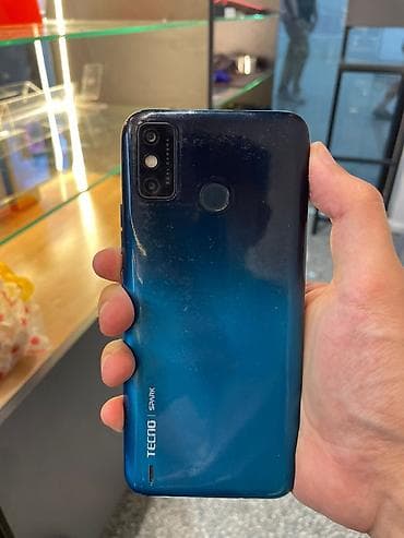 itel a48: Tecno Boom J7, 64 ГБ, цвет - Синий — 1