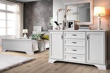 Столдор: Тумба традиционная 2Д 4Я, коллекции Кентаки, Белый, БРВ Брест — 3