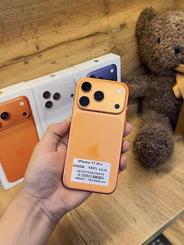 IPhone 17 Pro, Новый, 256 ГБ, Оранжевый, Коробка, В рассрочку, 100 %