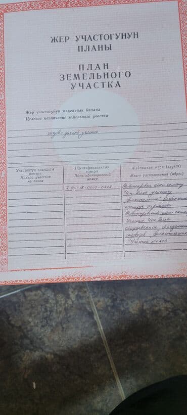 талас контейнер: 5 соток, Курулуш, Кызыл китеп — 10