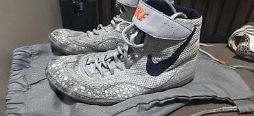 Высокие боксерские кроссовки Nike (борцовки/ринг-боты)