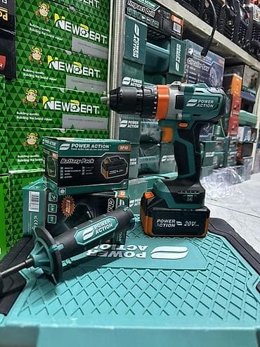 black decker: Аккумуляторный ударный шуруповёрт/дрель POWER ACTION 20V - Питание — 1