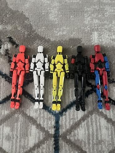 mini frez: Набор шарнирных фигурок-манекенов (5 шт.) - Артикуляция: подвижные — 1