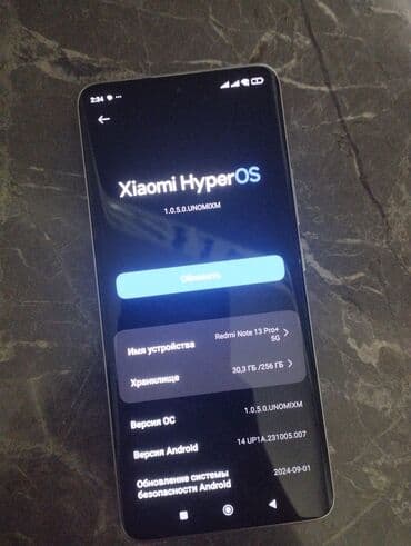 продаётся планшет: Продается смартфон Redmi Note 13 Pro+ 5G в белом цвете. Устройство — 4