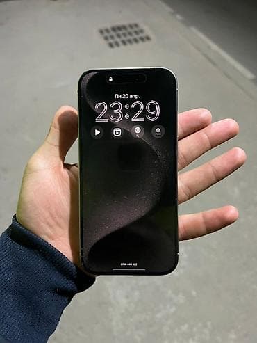 IPhone 15 Pro, Колдонулган, 256 ГБ, White Titanium, 82 %