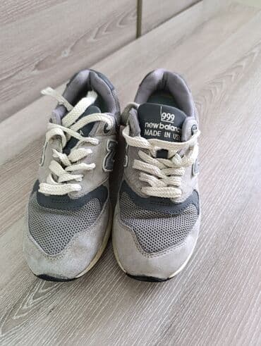 срочно продаю в связи с переездом: Мужские кроссовки, 37, New Balance, Б/у, цвет - Серый, Самовывоз — 6