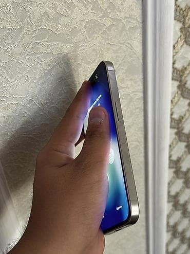 7 iphone: IPhone 15 Pro, Б/у, 128 ГБ, White Titanium, Чехол, 97 % — 6