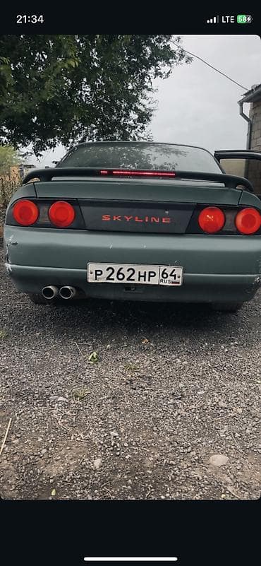 Транспорт: Nissan Skyline: 1996 г., Бензин, Седан — 1