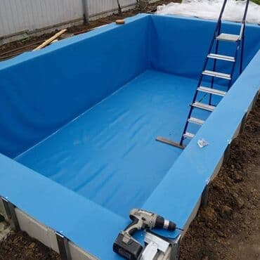 Бассейн своими руками!!! Пленка для бассейна и прудов специальная