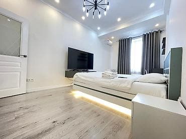 квартира в бишкеке цена: Студия, Люкс, элитка, 12 мкр, Душевая кабина, Постельное белье, Кондиционер — 2