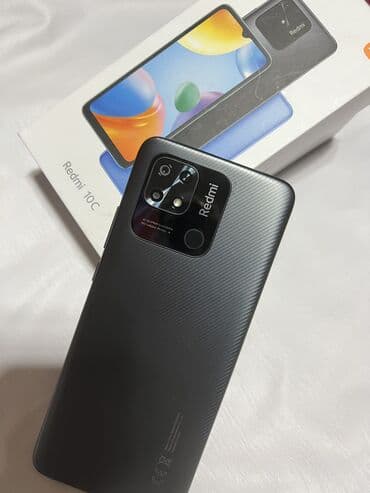 корпус rgb: Redmi, Redmi 10C, 64 ГБ, цвет - Серый — 5