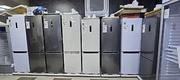 Техника и электроника: Холодильники с нижней морозильной камерой (разные модели и цвета) — 1