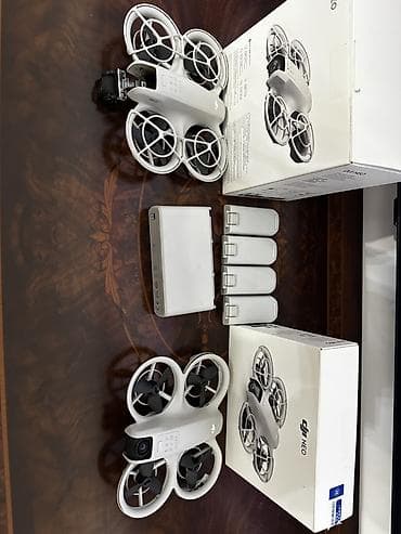 Продаю сломанные дроны DJI Neo. Оба использовались максимум 3-4 раза
