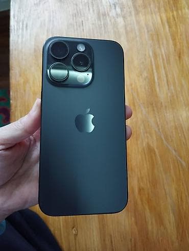 Мобильные телефоны: IPhone 15 Pro, Б/у, 256 ГБ, Black Titanium, 87 % — 1