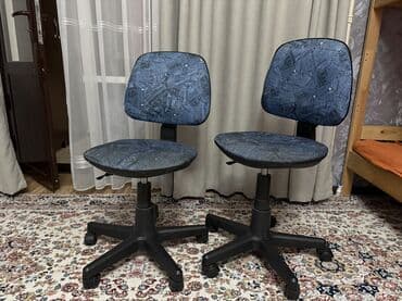 спорт кресло: Офисный стул, цвет - Синий, Пластик — 3