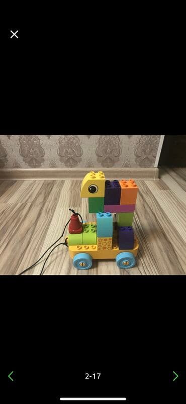 купить лего недорого: Развивающий игровой нобор lego duplo. каталка1000 сом. Набор состоит — 8