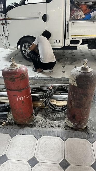 колбы: Промышленный газовый баллон, Наполнение: Пропан, Объем баллона: 50 л, Применение: Строительные работы, Б/у — 1