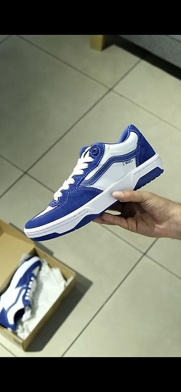 кеды оригинал: Мужские кроссовки, 44, Vans, Новый, цвет - Синий, Самовывоз — 10