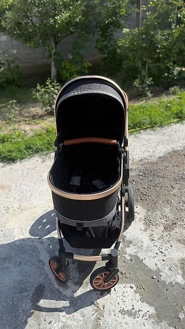 Детская коляска Luxmom 2в1 (люлька, прогулочная) - Тип: универсальная — 3