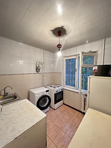 4 микрарайон: 2 бөлмө, 45 м², 104-серия, 2 кабат, Косметикалык ремонт — 4