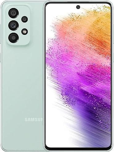 samsung galaxy a73: Samsung Galaxy A73 5G, Б/у, 256 ГБ, цвет - Зеленый, 2 SIM — 1