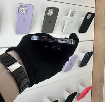 Google: IPhone 14 Pro Max, Б/у, 128 ГБ, Deep Purple, Защитное стекло, Чехол, Кабель, 78 % — 2