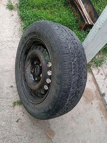 t13: Колеса в сборе 135 / 80 / R 15, Всесезонная, Б/у, Запаска, Легковые, Железные, отверстий - 5 — 4