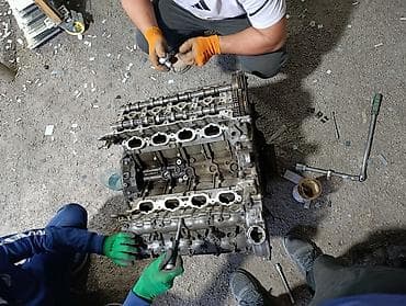 крышка мотора: ГБЦ Mercedes-Benz 5.5 л, Б/у, Оригинал — 3