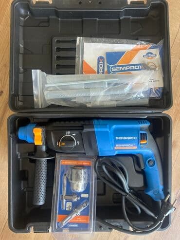 купить перфоратор недорого: Перфоратор Semprox синего цвета с черными вставками поставляется в — 1