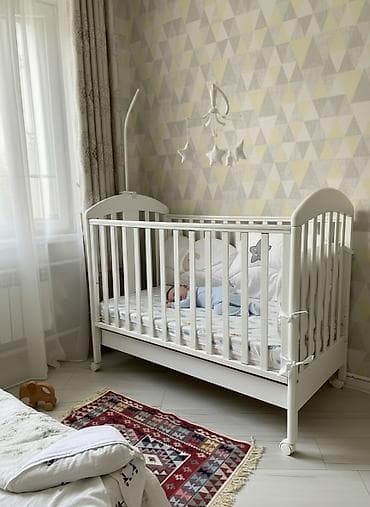 Детская кровать трансформер, Новый, Другой тип, цвет - Белый