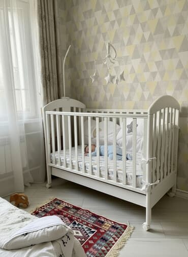 все для детского сада: Детская кровать трансформер, Новый, Другой тип, цвет - Белый — 1