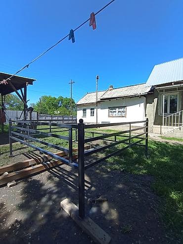 Металлический забор, Другой материал, Без отделки, Покраска забора