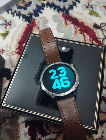 Детские смарт-часы: HUAWEI Watch GT 4 (46 мм), версия с коричневым кожаным ремешком — 2