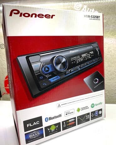 flac: Автомагнитола Pioneer MVH-S325BT Блютуз, Аукс, ЮСБ. Магнитола — 6