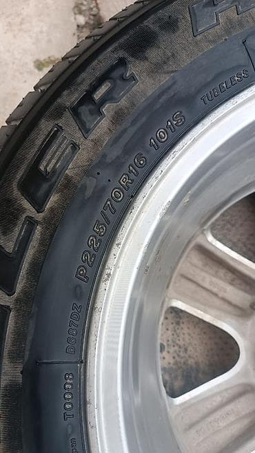 bridgeston: Колеса в сборе 225 / 70 / R 16, Всесезонная, Комплект, Внедорожные (АТ/МТ), Литые, отверстий - 6 — 5