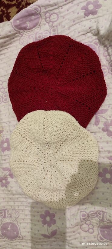 шапка с ушками которые поднимаются купить: Шапка, Беретка, Хлопок, Осень-весна, Вязаная модель — 10