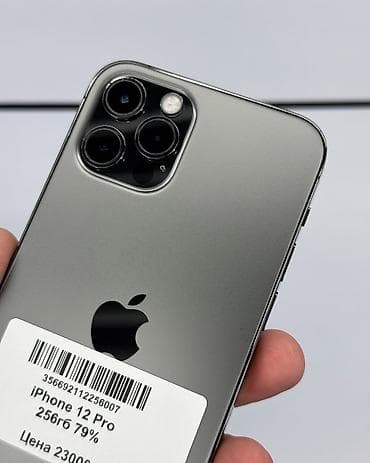айфон китайски: IPhone 12 Pro, Б/у, 256 ГБ, Графит, Защитное стекло, Чехол, В рассрочку, 79 % — 3