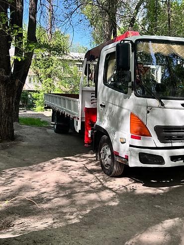 Услуги манипулятора/бортового грузовика. - Платформа: борт, низкая lalafo.kg да Услуги манипулятора/бортового грузовика. - Платформа: борт, низкая