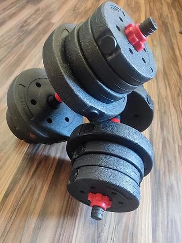 гантели для грудных мышц: Гантели‑трансформер 24 кг (2×12 кг) — 1