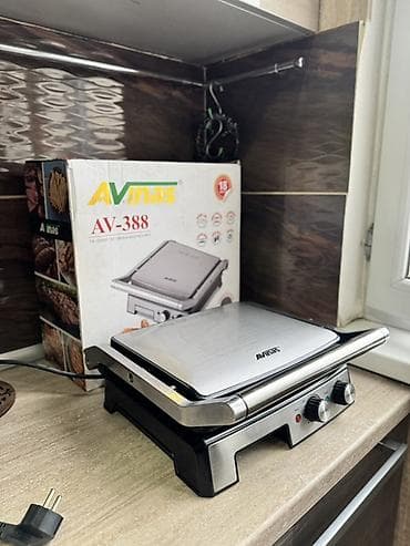 Электрический гриль-пресс AVinas AV-388 - Тип: контактный