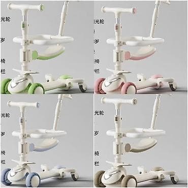 коляски трансформеры 3 в 1: Детский самокат, Трёхколёсный — 2