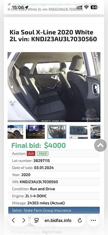 маш: Kia Soul: 2020 г., 2 л, Автомат, Бензин, Кроссовер — 5