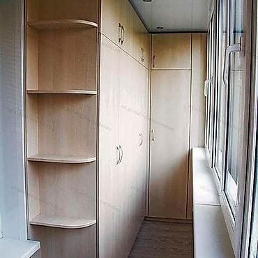 Стол жана отургуч комплекттери: Буйрутма эмеректер, Уктоочу бөлмө, Ашкана гарнитурасы, Шкаф, Керебет — 1