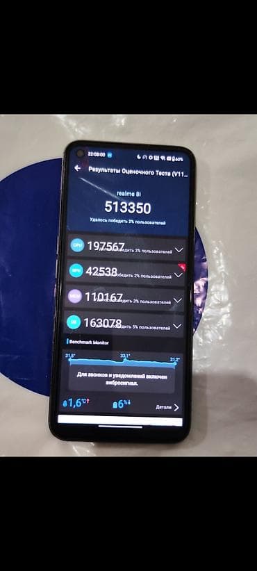 redmi note9c: Realme 8i, Б/у, 128 ГБ, цвет - Черный, 2 SIM — 4