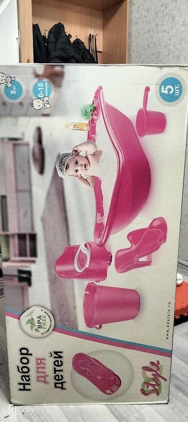 игрушки дом: Детский столик 2000сом комплект ванночки (новый) 1000сом ходунок и — 7