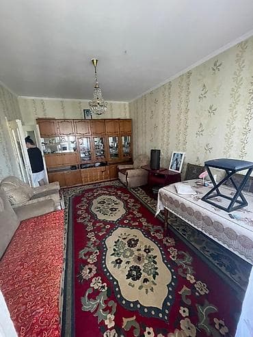 Квартиры: 3 комнаты, 62 м², Аламедин-1 мкр 105 серия, 4 этаж, Требуется ремонт — 4