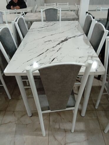 стол в гостиной со стульями: Кухонный стол и стул, Новый, Платная доставка — 7