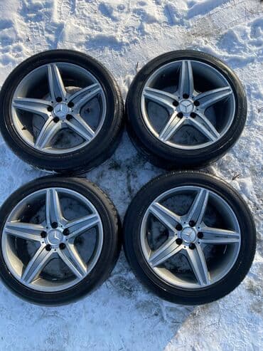 Колеса в сборе 245 / 45 / R 17, Зима, Б/у, Комплект, Легковые, Литые, отверстий - 5